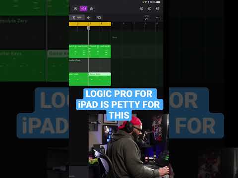 💿 Logic Pro for iPad is petty for this 🤣✂️ #logicpro #logicprox #ipad