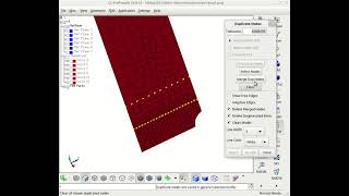 Meshing of cylindrical specimen in LS-PrePost