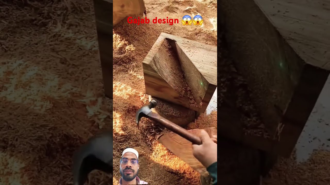 Wooden Rectangular Hollow Chair Woodworking Woodwork