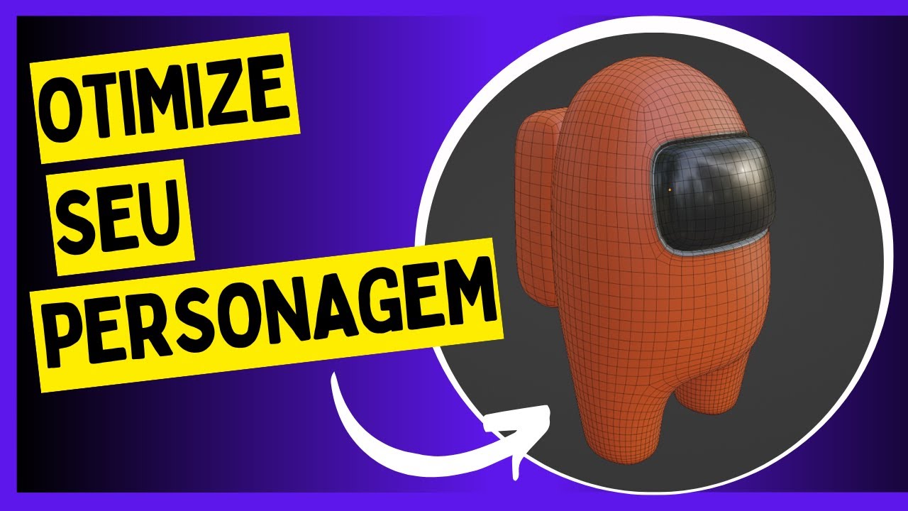 Como Otimizar Nosso Personagem 3D Para Games | Blender 3.3 Tutorial ...