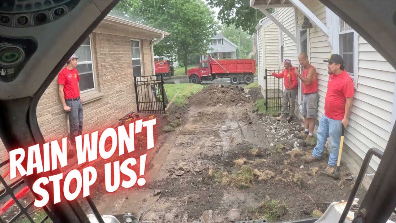 Big job, big rain. Still EASY!