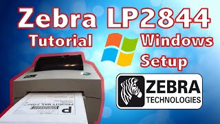 How to Setup and Install Zebra lp2844 Printer on Windows 10 4x6 | Works for any Zebra Printer screenshot 3