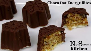 Choco Oats Energy Bites | Healthy Oats Recipe | Oats Granola Bites | Kids Recipe