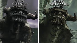 Shadow of the Colossus - All Colossus/Colossi Comparison - Classic HD vs Remake