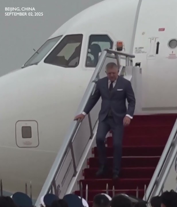 Slovakian PM Fico arrives in Beijing for China's V-Day parade