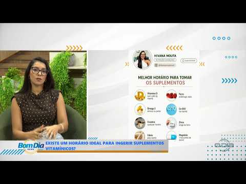 Existe um horário ideal para ingerir suplementos vitamínicos ? 07 05 2026 1