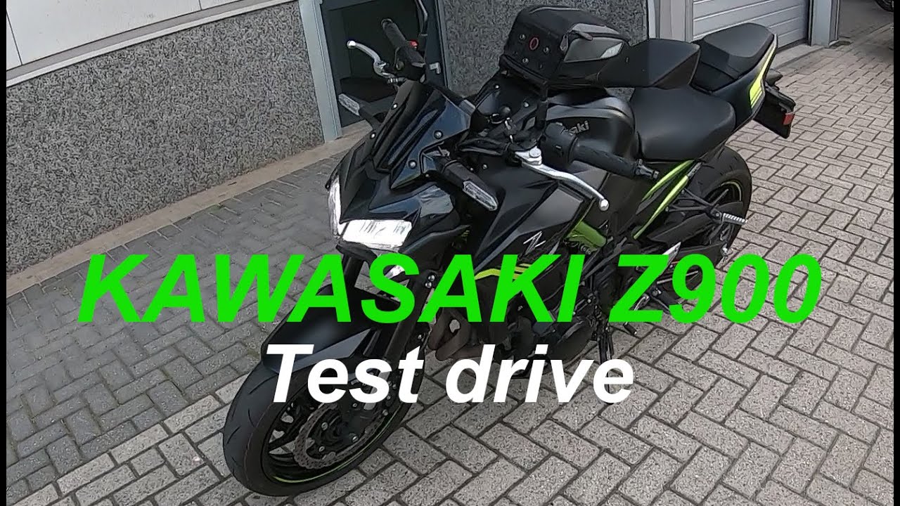 Kawasaki Z900 stock exhaust Short POV test drive Sound / Acceleration