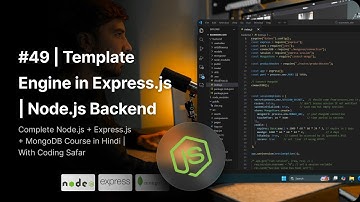 NodeJS Tutorial in Hindi #49 | Template Engine in Express.js | Node.js Backend