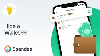 How to Hide a Wallet in SPENDEE App screenshot 4
