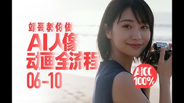 AIGC人像写真动画技法（下）|靖哥教你做 AIGC Portrait Photography Animation Techniques