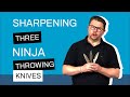 Get Sharp: Ninja Throwing Knife Sharpening with Tormek T-8