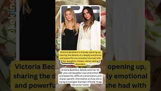 Victoria Beckham's "Devastating" Talk With Daughter Harper  #VictoriaBeckham