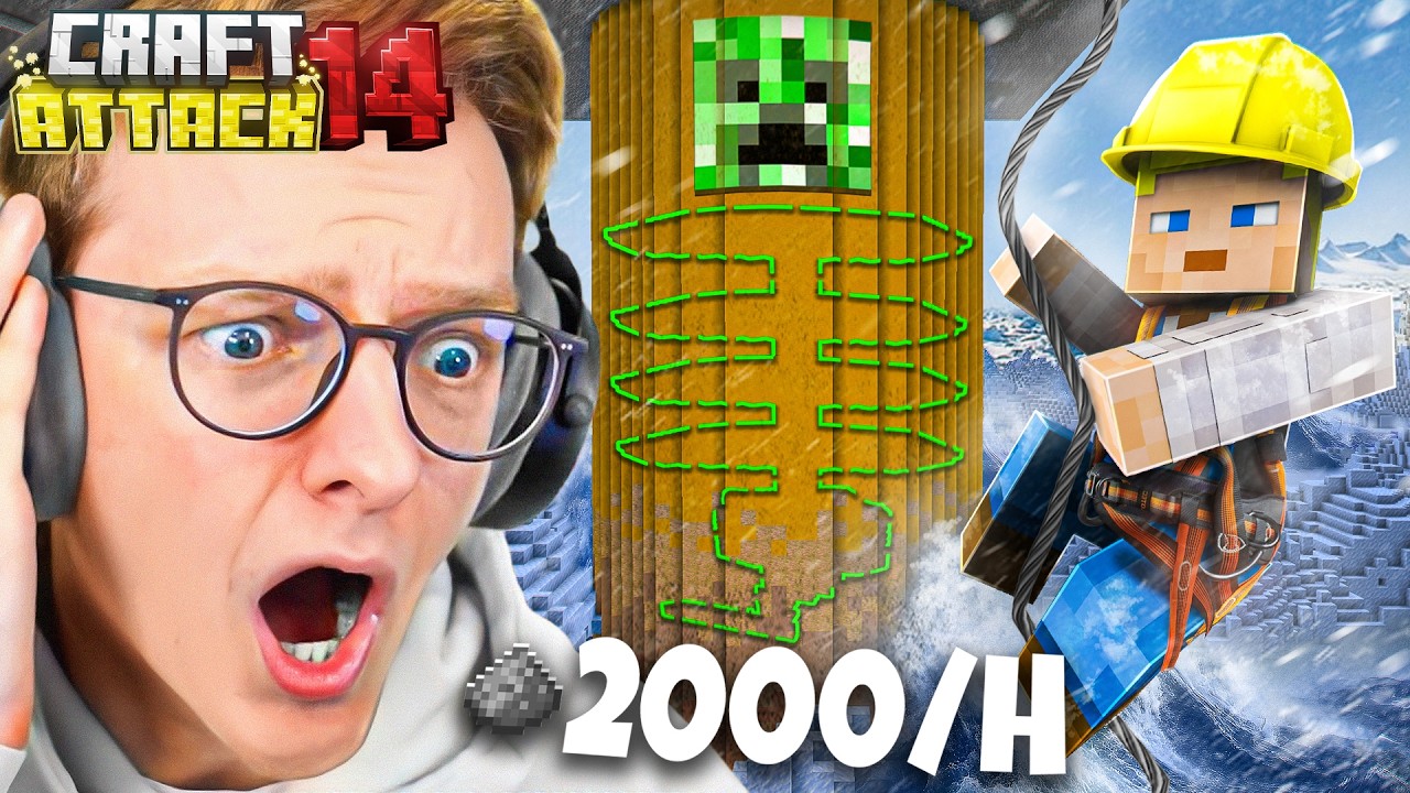 ICH BAUE DIE ERSTE XXL CREEPER FARM! 🤯 2000/H 🔥CRAFTATTACK 14