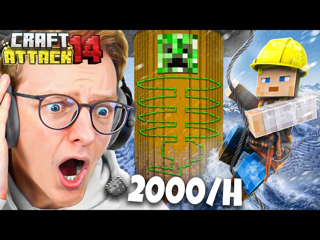 ICH BAUE DIE ERSTE XXL CREEPER FARM! 🤯 2000/H 🔥CRAFTATTACK 14