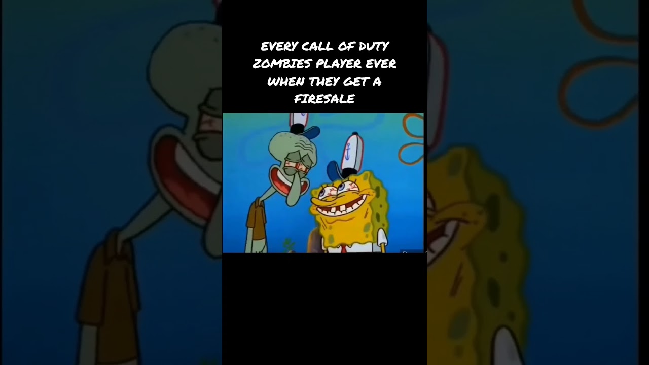 Every Call Of Duty zombie player when they get a firesale 