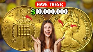 Uk 1971 Elizabeth One Penny Coin Value | How Much is a 1971 Elizabeth One Penny Worth?