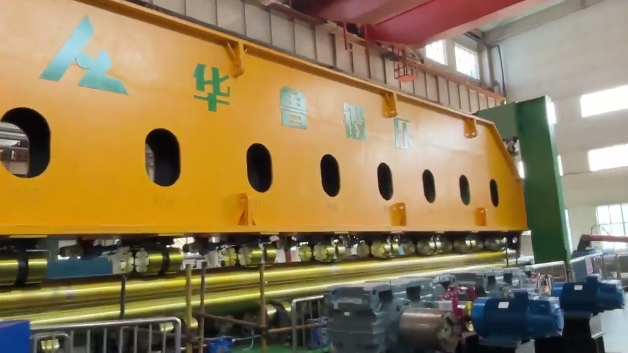 High performance hydraulic CNC metal plate rolling machine tools shipbuilding application