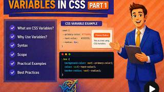 CSS Variables Part 1 | Beginner’s Guide to Custom Properties (Free Course)