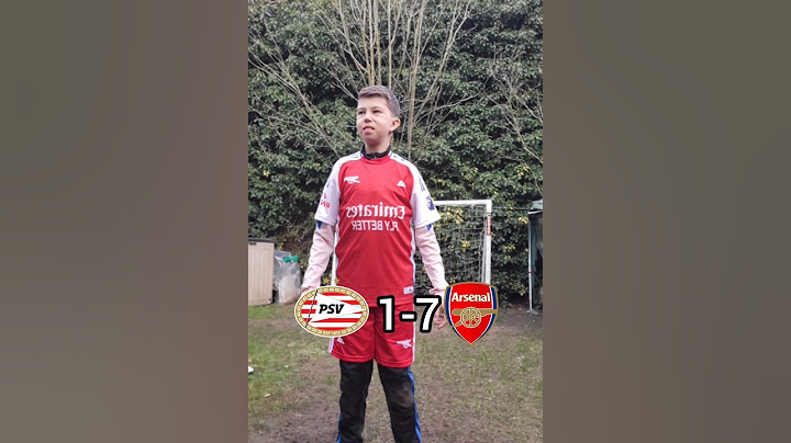 PSV 1-7 Arsenal