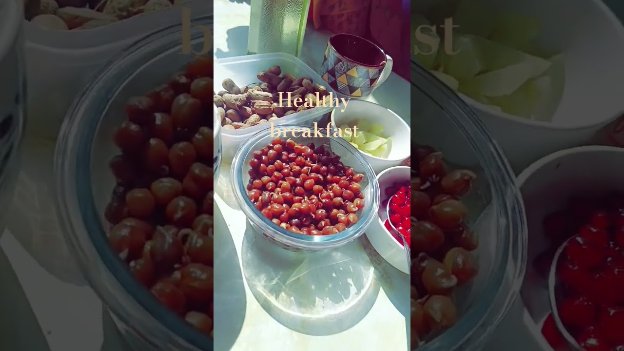 healthy breakfast protein and Green tea