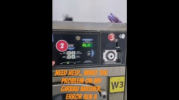 girbau washer error aln a .. anybody have a same problem. . help me