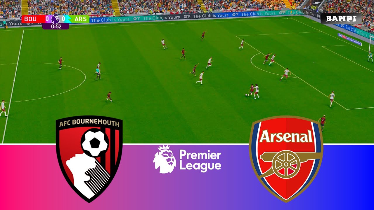 «Борнмут» — «Арсенал» — Премьер-лига 25/26 / Полный матч, все голы / Геймплей PES 21