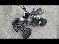 Repti 50cc mini quad atv pocket bike review  nitro motors