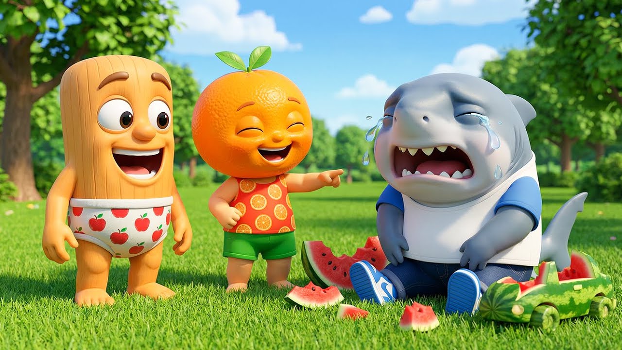 Tung Tung And Odindun Break Tralalero Tralala’s Watermelon Cart–But Know To Apologize And Make Peace