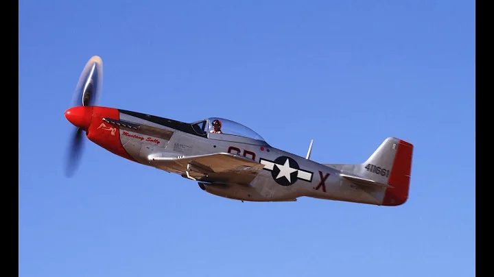 Sally Connors and her P-51 "Mustang Sally"