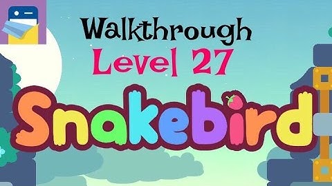 Snakebird: Level 27 Walkthrough & iOS iPhone 6S Gameplay (by Noumenon Games)