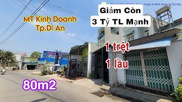 Bán Nhà Dĩ An (1214) Giảm Còn 3 Tỷ, Mặt Tiền Kinh Doanh, Hoàng Hải BĐS