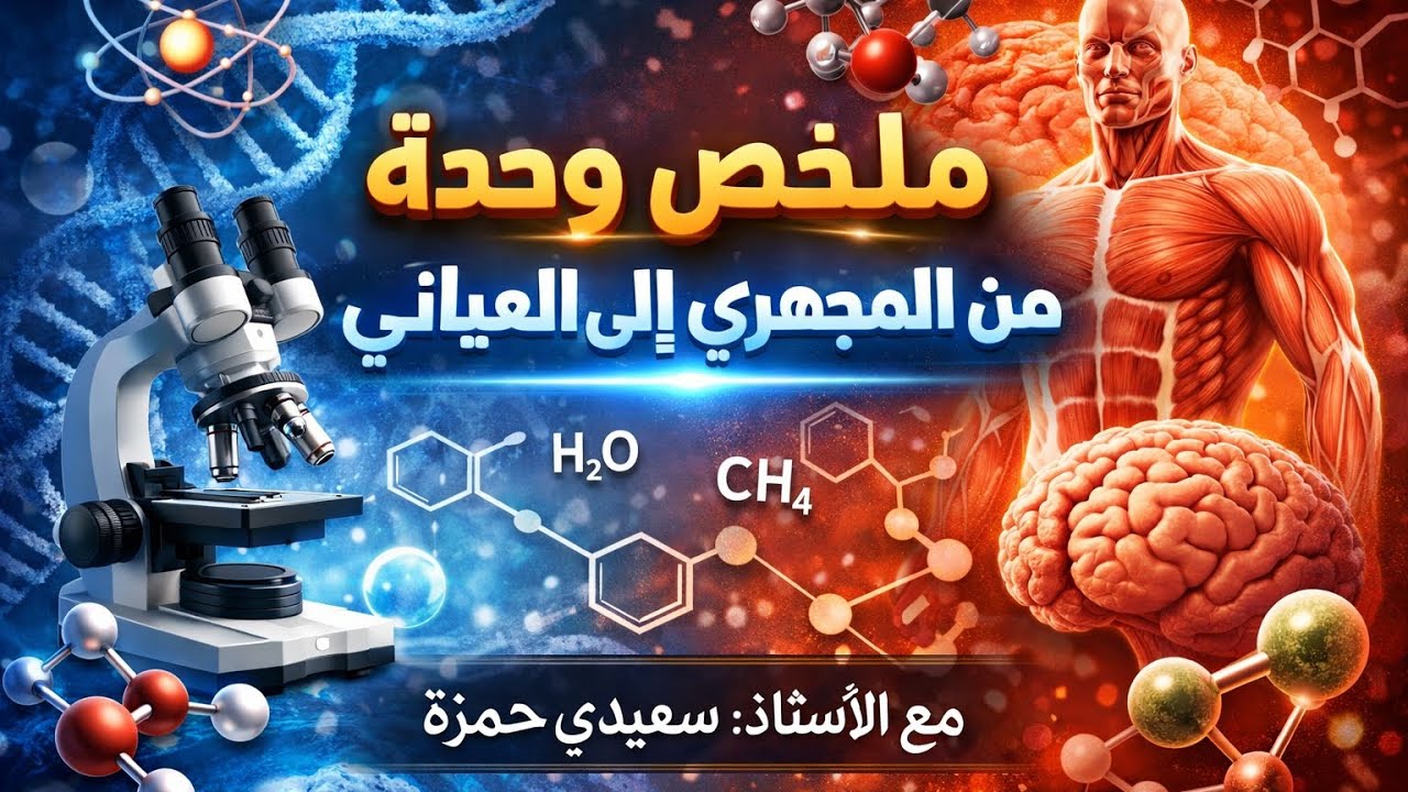 الجزء الأول من ملخص وحدة من المجهري إلى العياني