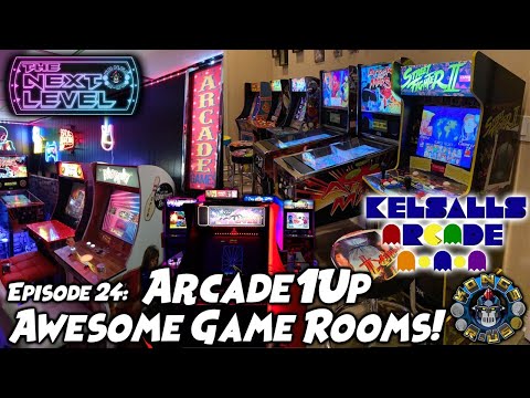 Arcade1Up Awesome Game Room Tours! (The Next Level: Ep 24) from Kongs-R-Us