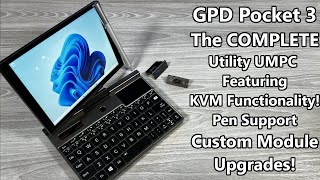 GPD Pocket 3 Quick Look / First Impressions - AMAZING Utility UMPC with KVM Functionality!