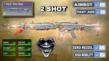 NEW "2 SHOT" KRIG 6 Gunsmith! its TAKING OVER COD Mobile in Season 10