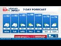 More rain chances today