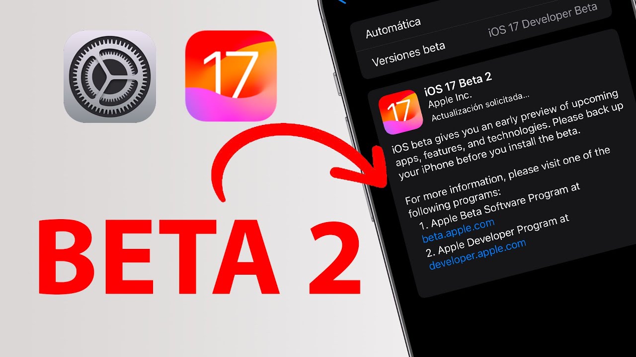 iOS 17 BETA 2 Ya DISPONIBLE! - ¿Qué hay de nuevo? - YouTube