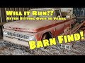 Barn Find! 63 Chevy C10 Custom, Will it Run?