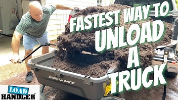 Fastest Way To Unload A Truck // Load Handler Full-Size Truck Unloader