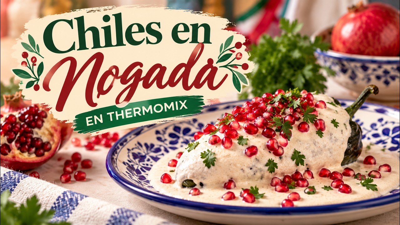Chiles en Nogada con Thermomix 🇲🇽 | Receta Tradicional Mexicana Paso a Paso
