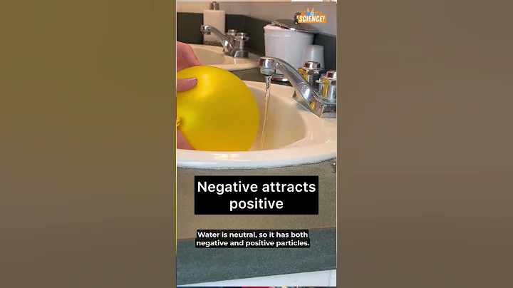 How to CONTROL water with static electricity ‼️😱 #shorts #scienceexperiment #electricity #kidsvideo