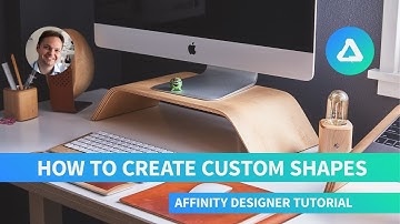 Affinity Designer Tutorial -  How to create custom shapes