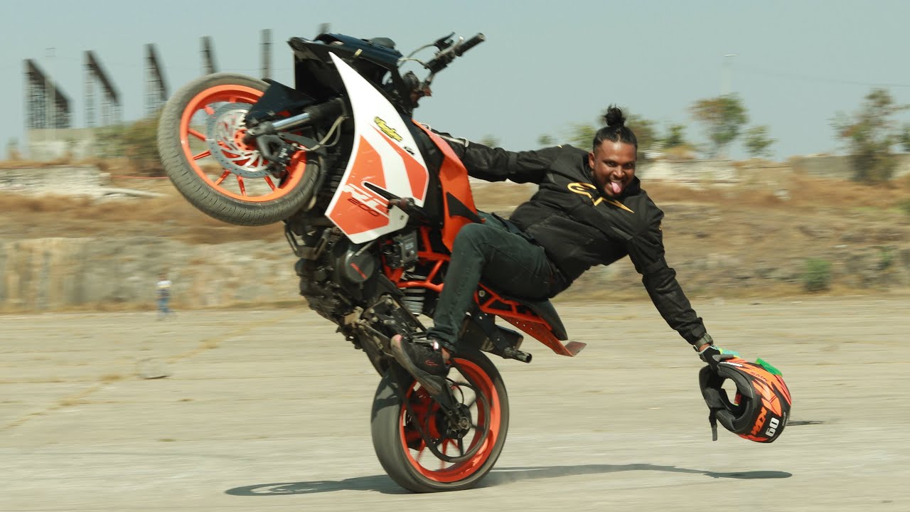 Sexy KTM RC 200 Stunts By Kuldip Show Stopper From Pune