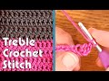 Crochet Tutorial 4: The All Important Treble Crochet Stitch.