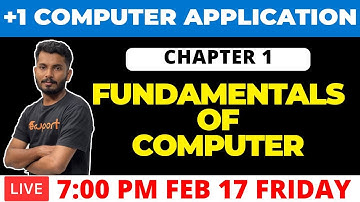Plus One Model Exam Computer Application Chapter 1 Fundamentals of Computer