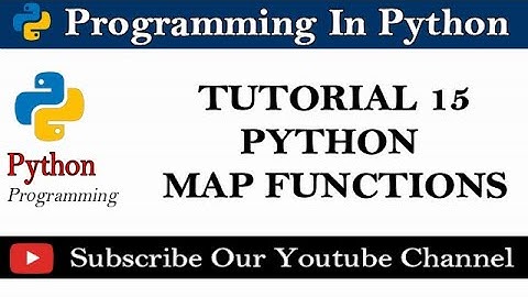 Program to Square the Elements of List Using Map Function | Tutorial 15- Map Functions using Python