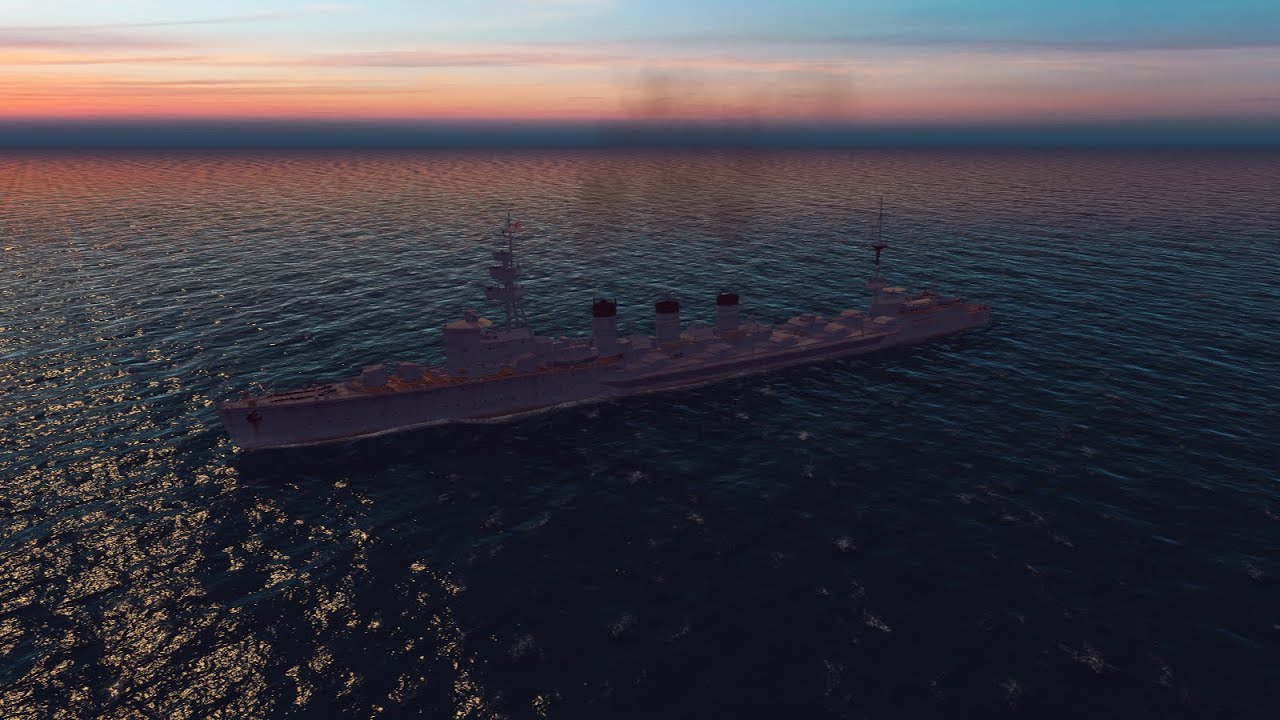 Light Cruiser Kitakami 1941 - Blender / Unity - YouTube