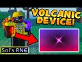 Using the new volcanic device with heavenly 2 potion in sols rng era 7