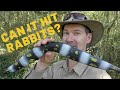 Aussie rabbit hunting with american boomerang