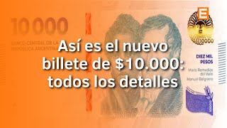 Fernando Meaños sobre los detalles del billete de $10 000 | Canal E